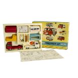 A Corgi Toys Gift Set 24 Commer Constructor Set, 2 cab chassis units, 4 interchangeable bodies,