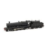 A Finescale O Gauge GWR 'Heavy Freight' 2-8-0 Locomotive and Tender, from an unidentified kit,