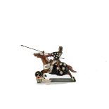 Richard Courtenay M2 unmarked mounted knight, complete with removeable helm, possibly incorrect to