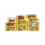Corgi Toys With Whizzwheels, 316 Ford GT 70, 388 Mercedes-Benz C111, 394 Datsun 240Z, 306 Morris