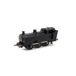 A Van Reimsdijk O Gauge Clockwork 0-6-0 Tank Locomotive, in plain black with 'controlled