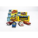 Corgi Toys Cars, 246 Chrysler Imperial, 251 Hillman Imp, 239 VW 1500 Karmann Ghia, 330 Porsche