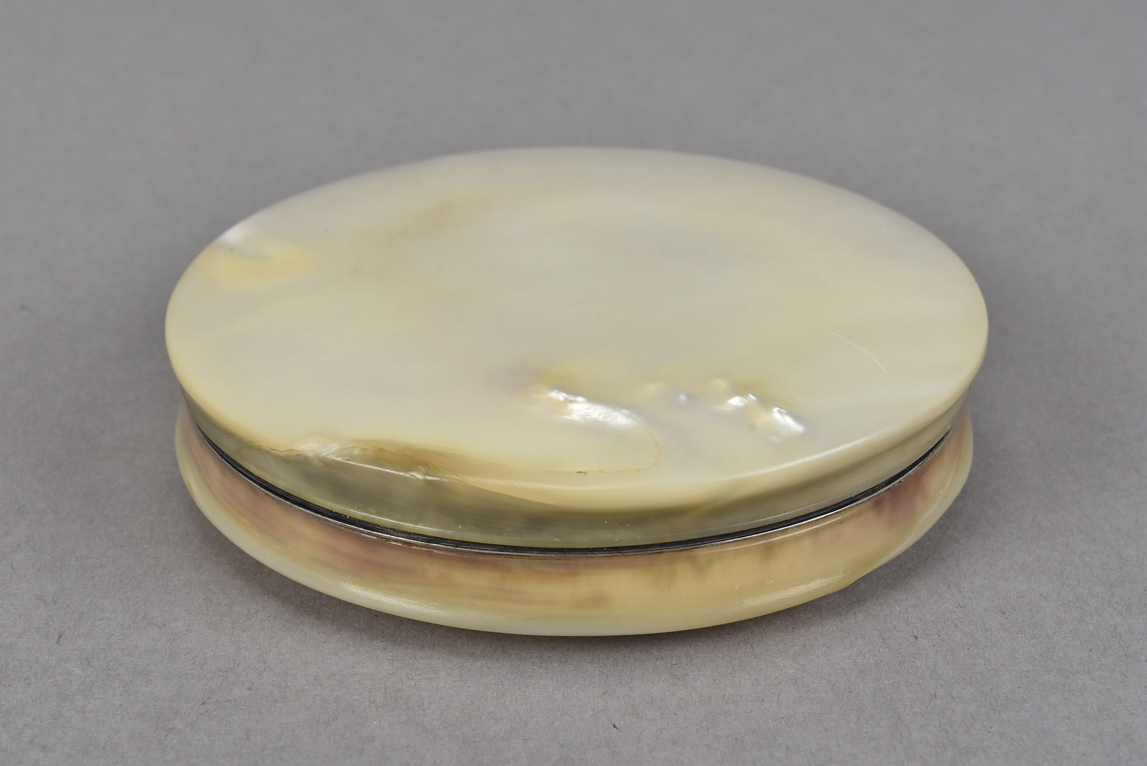 A very fine Victorian mother of pearl and silver mounted box, presented in a fitted N. Coulander Ltd