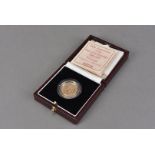 A Royal Mint 500th anniversary of the First Gold Sovereign full proof sovereign, in case with