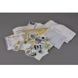 A large collection of loose World stamps, in one fruit box, separated into smaller boxes and