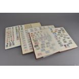 A collection of British & World stamps, in seven various albums, one a schoolboy example from the