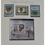 A good collection of Zeppelin and Airship related stamps, this thematic collection from around the
