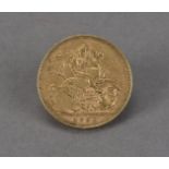 A Victorian full sovereign, dated 1892, Jubilee Head, VF