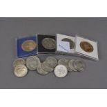 A good collection of George VI coins, with half crowns, florins, shillings and six pences, most EF