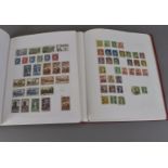 A collection of five albums of European stamps, with an album each with examples from France,