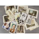 Cigarette Cards, Film, Radio and The Arts, many cards from various sets, Manufacturers to include