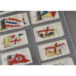 Cigarette Cards, Ogdens Flags & Funnels of Leading Steamship Lines part set (24/50, 2 cards,