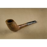 A Preben Holm briar estate pipe, the hand made sitter, cushion shaped bowl, straight shank, marked