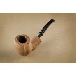 A Nørding briar signed unsmoked estate pipe, with un-varnished bowl, and shank, with stamp and