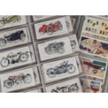 Cigarette Cards, Motoring, Lambert & Butler Motor Cycles and Hints & Tips for Motorists, (gen gd,