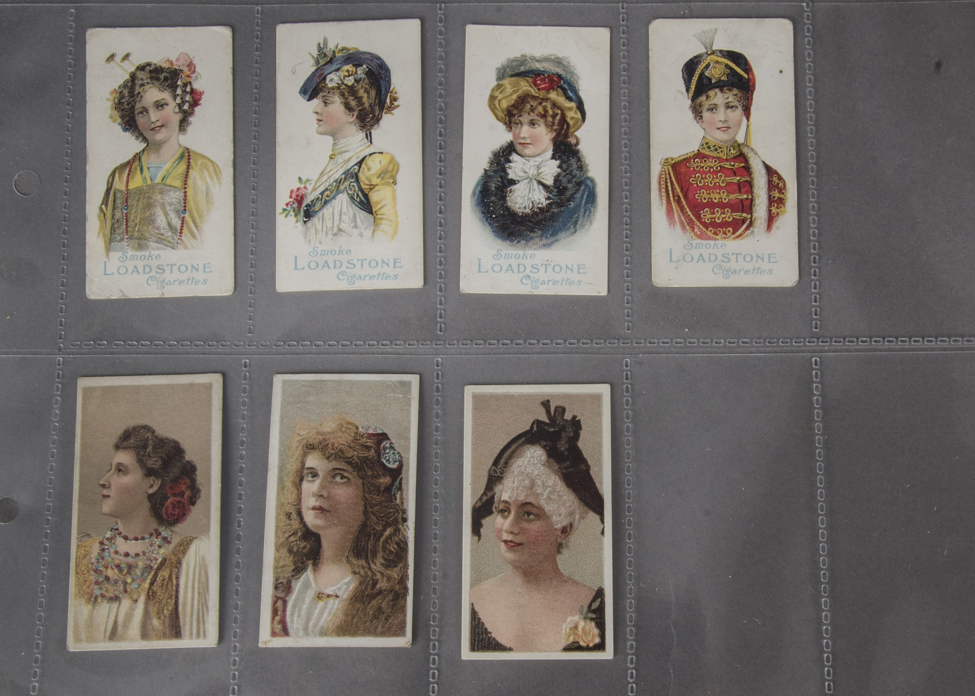 Cigarette Cards, Beauty, a collection of cards from various Manufacturers, cards to note, Franklyn