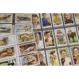 Cigarette Cards, Gallaher, a collection of sets to include Aeroplanes (x2), Army Badges, Butterflies