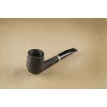 A Radice Bark estate briar pipe, retailed through Schilde Essen, the rusticated all over straight