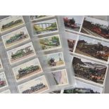 Cigarette Cards, Railway, sets to include Wills Railway Engines, Railway Equipment, Railway