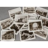 Cigarette Cards, Scenic, a variety of black & white photographic sets to include MF size, Hill's