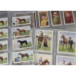 Cigarette Cards, Horses & Riders, a selection by various Manufacturers to include, Lambert &