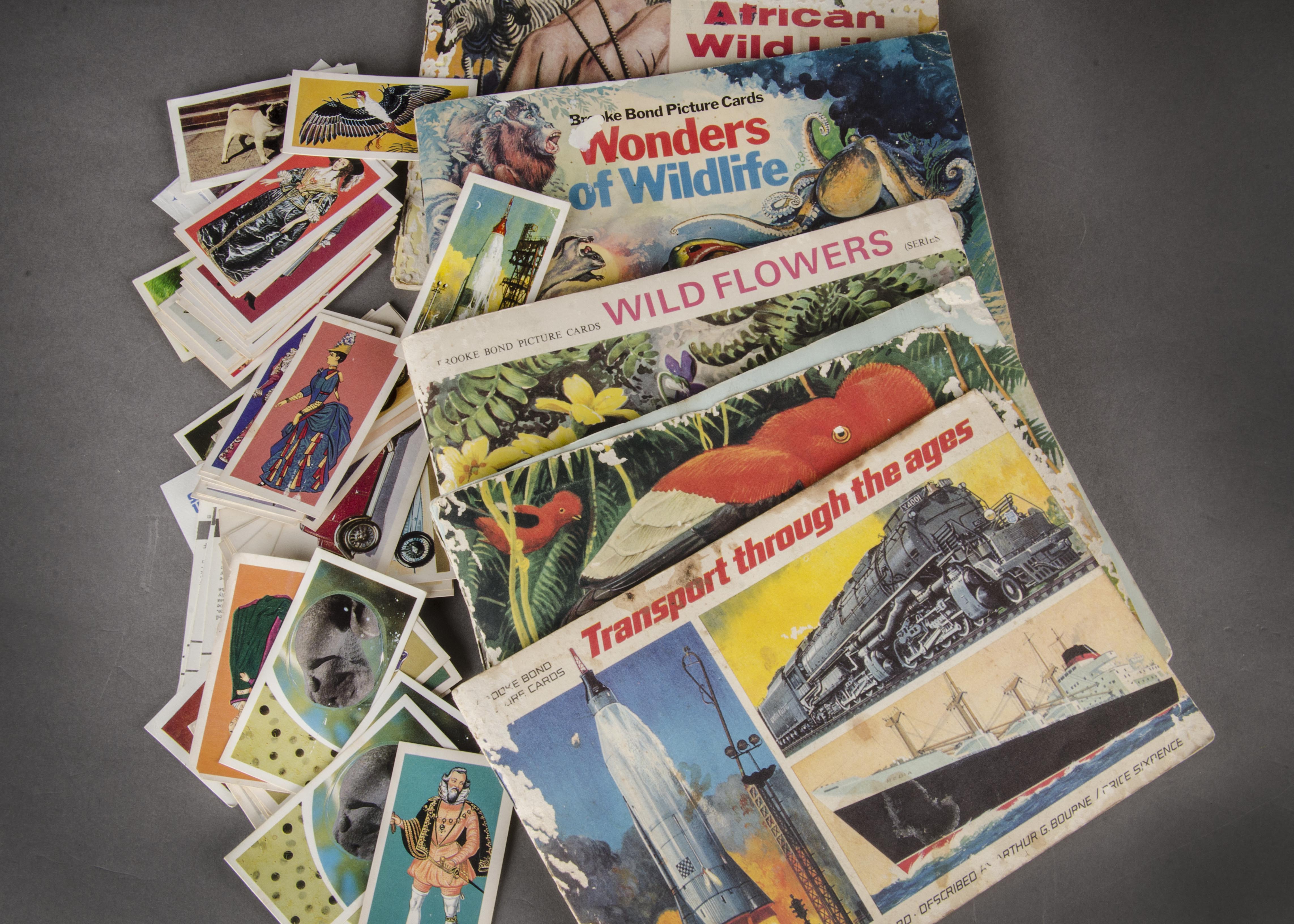 Trade Cards, Mixed, a selection of complete and partially filled Brooke Bond albums (12,) together