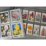 Cigarette Cards, Flowers, Wills sets, Garden Flowers, Alpine Flowers and Wild Flowers (3 sets,