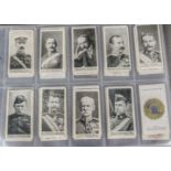 Cigarette Cards, Mixture, rarer cards part sets, to include Adkin Soldiers of the Queen and