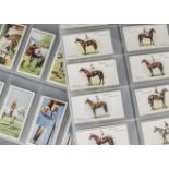 Cigarette Cards, Horses, two sets, Lambert & Butler Horsemanship and Players Derby & Grand