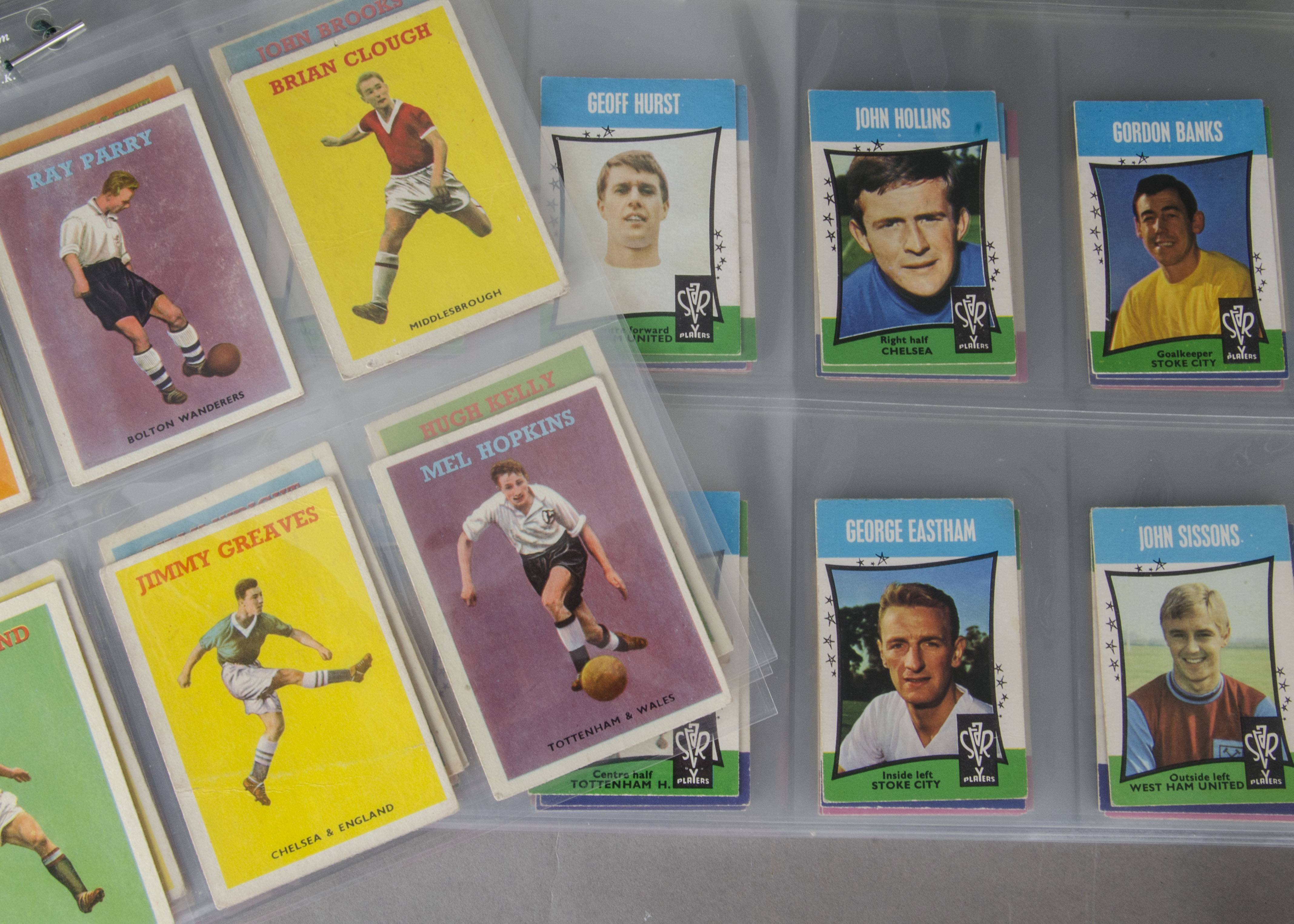 Trade Cards, Football, A & BC Gum, Footballer, Star Players (X55) together with Footballers Football