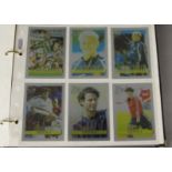 Trade Cards, Football, Futera Platinum, Limited Edition complete set in bespoke leather bound album,