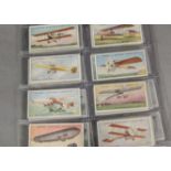 Cigarette Cards, Aviation, Lambert & Butler, two sets, Aviation and A History of Aviation (green