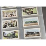 Trade Cards, Railway, a modern album containing sets relating to Railways, to include Cadets