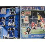 Trade Cards, Football, a selection of sets, in original booklets, stickers, Panini Football 79 (
