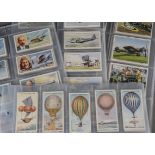 Cigarette Cards, Aviation, sets to include Wills Aviation, Carrera Famous Airmen and Airwomen,