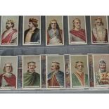 Cigarette Cards, Royalty, Wills sets, Kings & Queens (short, grey back card) and The Coronation