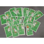 Cigarette Cards, Sport, Mixed Manufacturers, sets to include Gallahers Lawn Tennis Celebrities,