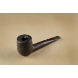 A Dunhill Shell briar estate pipe, the sitter, marked 51031m with sandblasted bowl and shank with