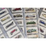 Cigarette Cards, Motor Cars, a selection by various Manufacturers to include Gallaher's Motor