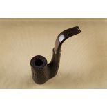 An Ashton 'Pebble Shell' Magnum briar unsmoked pipe, Oom Paul shaped sitter, marked to underside