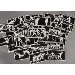 Cigarette Cards, Mixture, a variety of genres to include Bocnal Luminous Silhouettes of Beauty &