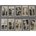 Trade Cards, Cricket, Pattreiouex Real Photos of Famous Cricketers, part set nos 26, 30, 31, 32, 33,