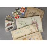 Cigarette Cards, Mixture, four original albums with complete sets together with a small selection of