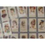 Foreign Cigarette Cards, Beauty, Allen & Ginter part sets to include The World's Beauties (8), The