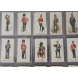 Cigarette Cards, Military, a selection of cards from various sets, namely Gallahers Types of British