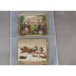 Trade Cards, Huntley and Palmers, Biscuits in Various Countries part set P11/12 (some corner wear