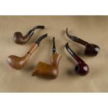 An Admiral briar estate pipe, marked Redwood no.803-A, a Barontini free hand, a Medico Cresi