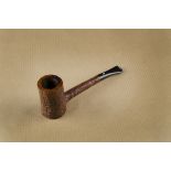 A Castello Old Antiquari briar estate pipe, the sitter, with an almost chimney like bowl, with