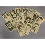 Cigarette Cards, Beauty & Film, a collections of sets by various Manufacturers to include, Jackson