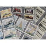 Cigarette Cards, Shipping, by various Manufacturers to include Churchmans The Queen Mary, Murrays